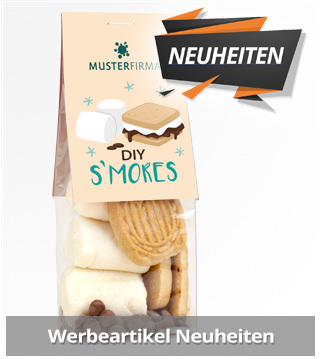 Neue Werbemittel 2025. Neue Süße Werbeartikel mit ihrer individuellen Bedruckung!
