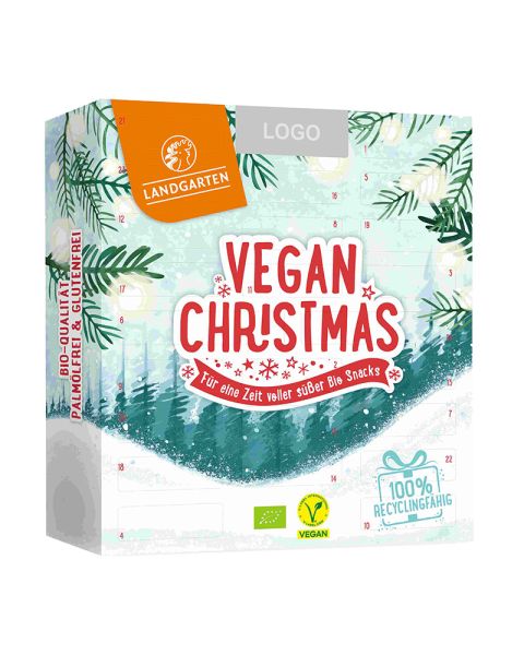 380 g LANDGARTEN Adventkalender Bio vegan mit Logoanbringung