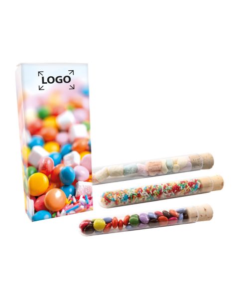 Buntes Dekor Triple mit Werbeanbringung