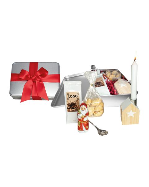 Weihnachtliche Auszeit mit Werbeanbringung