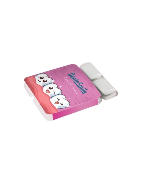 12 Sportlife smashmint chewing gum blister packs with promotional print
