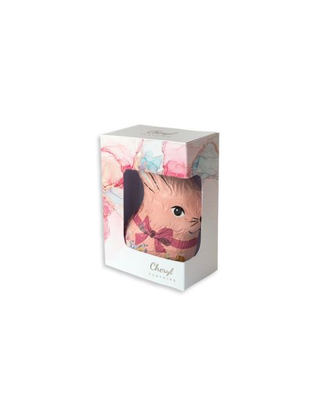 50 g Heileman chocolate Easter bunny in window box with promotional print