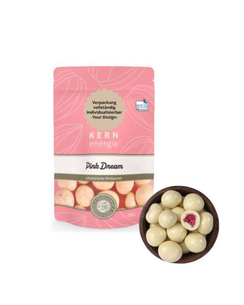 230 g freeze-dried raspberries in chocolate