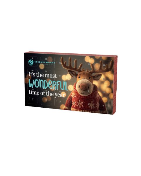 Refillable Eco Lang Advent calendar with promotional print