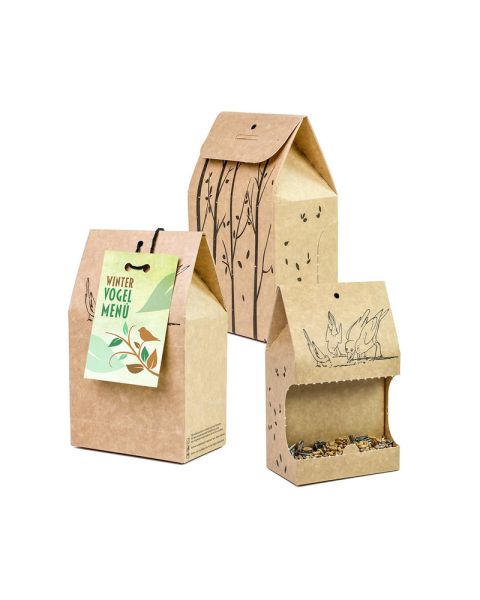 Vogelfutter To-Go - Standardmotiv mit Werbeanbringung