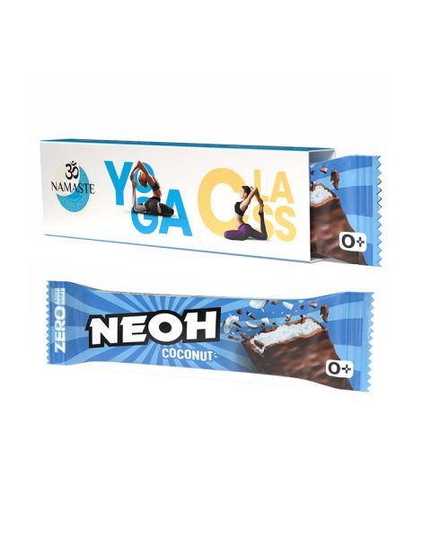 30 g NEOH Schokoriegel Coconut im Werbeschuber