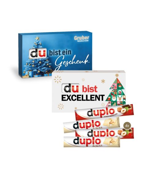 duplo 4-piece Advent surprise with advertising print
