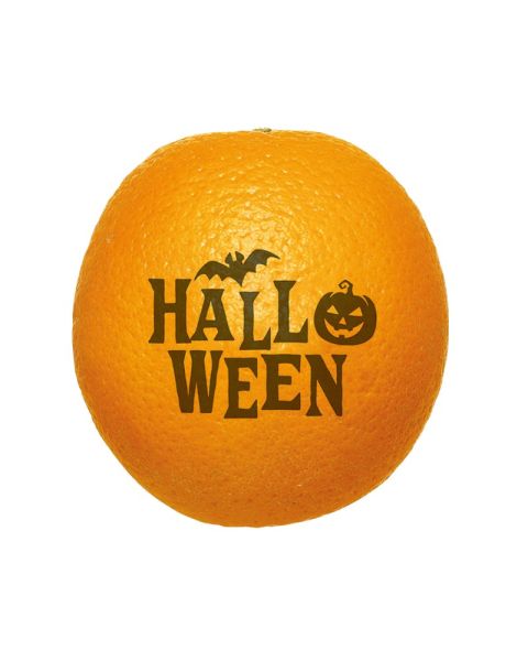LogoFruit orange with standard print Halloween