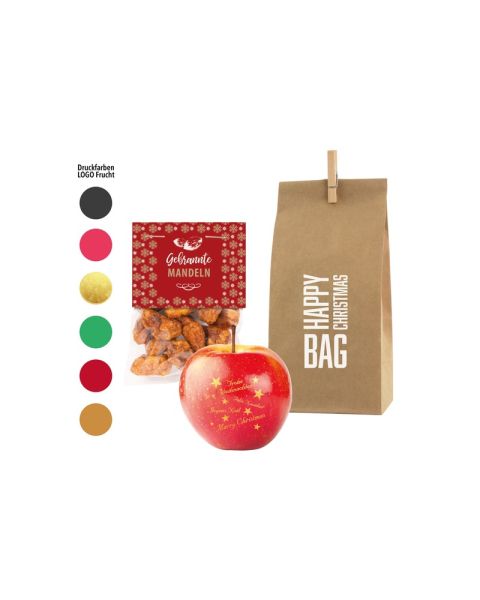 Logofrucht Christmas Bag mit Werbeanbringung