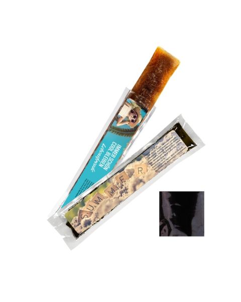 40 ml single-flavour water ice cream Cola / Brown with promotional label