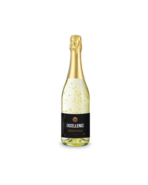 0.75 l GOLDflockentraum with promotional print
