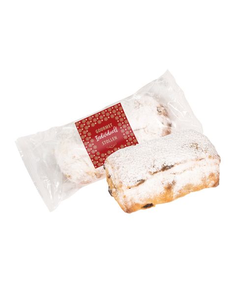 80 g gourmet stollen with customised advertising label