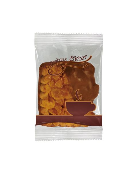 8 g Leibniz crunchy snack with cornflakes in promotional flow pack with promotional print