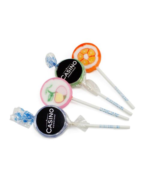 Rocks Lollies with promotional label