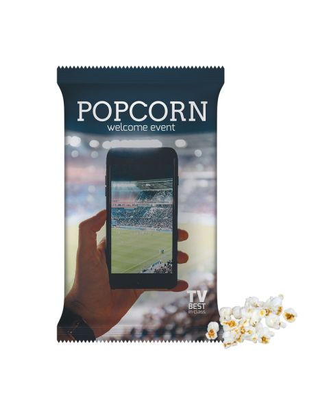 35 g süßes Popcorn im Werbetütchen mit Logodruck