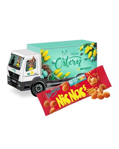 3D Easter truck Lorenz Nic Nac's with promotional print
