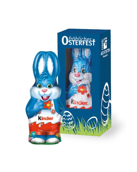 15 g Kinder Chocolate Harry Hase in promotional box with logo print