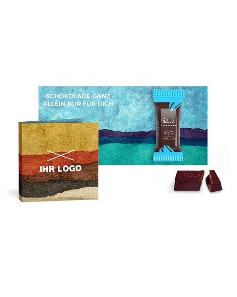 6.7 g Rausch Plantation Minis Venezuela in folding card with promotional print