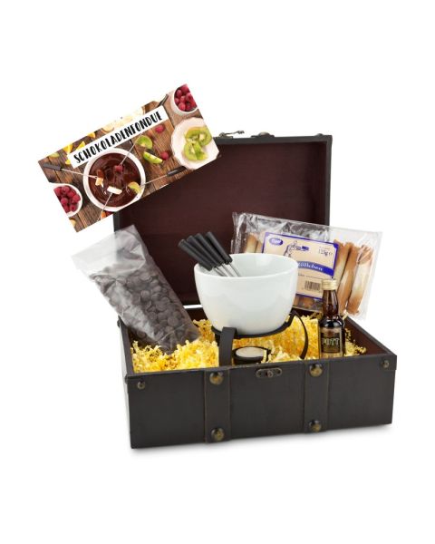 Chocolate fondue present set