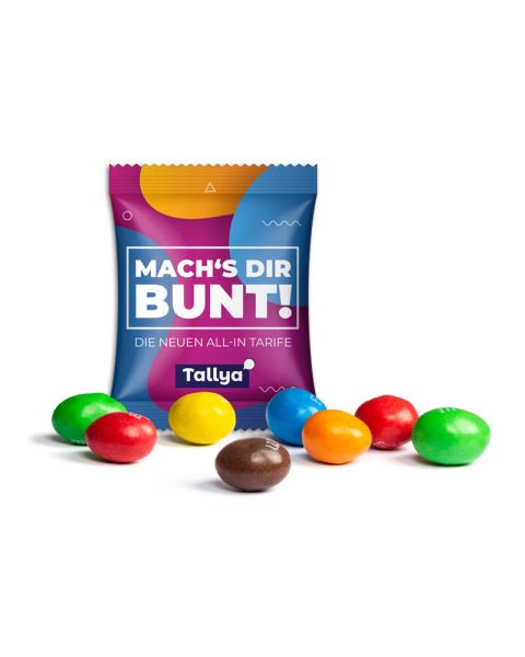10 g M&M's Peanuts in promotional bags with logo print
