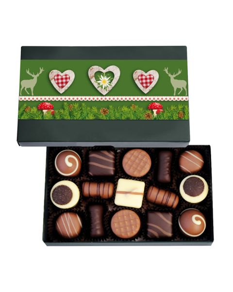 Rechteckbox Herbst mit Pralinenmischung