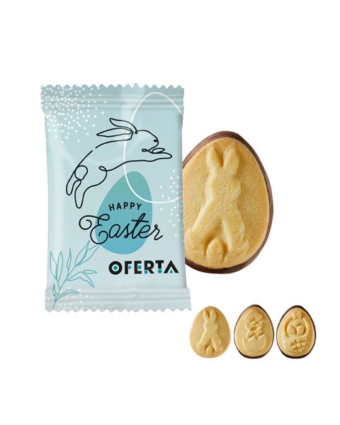 Oster butter biscuits in flow packs with promotional print