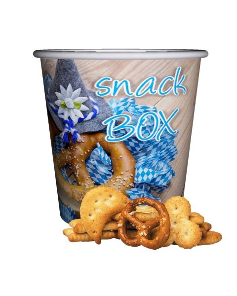 20 g cracker mix in promotional cup with promotional print
