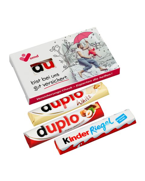 3-pack Ferrero in gift packaging with promotional print
