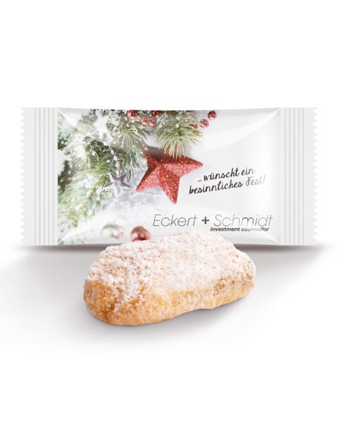 Stollen confectionery individually printed