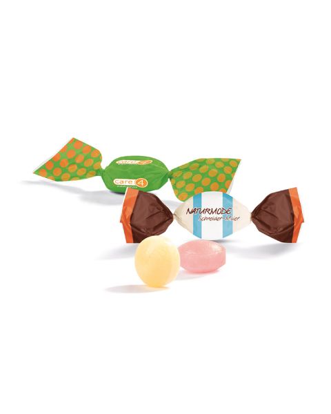 Mini Bonbon im Werbewickler mit Logodruck
