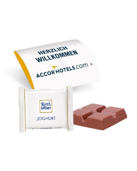 Advertising letter with Ritter SPORT mini and logo print