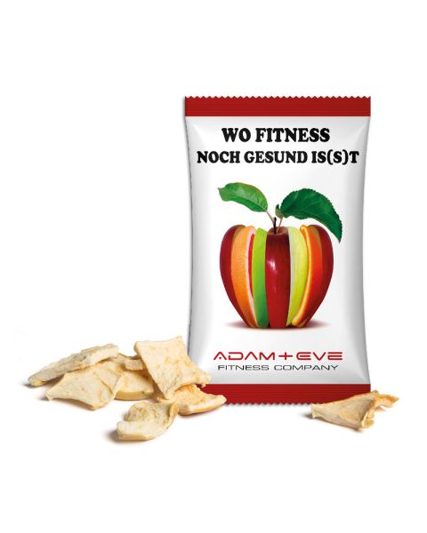 Apple chips in promotional bags