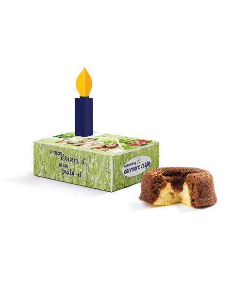 Bahlsen Gratulationsbox mit Minikuchen und Logodruck