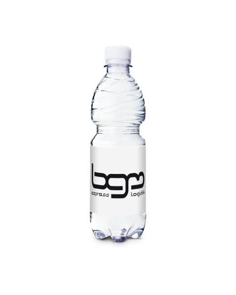 500 ml promotional still water with logo print