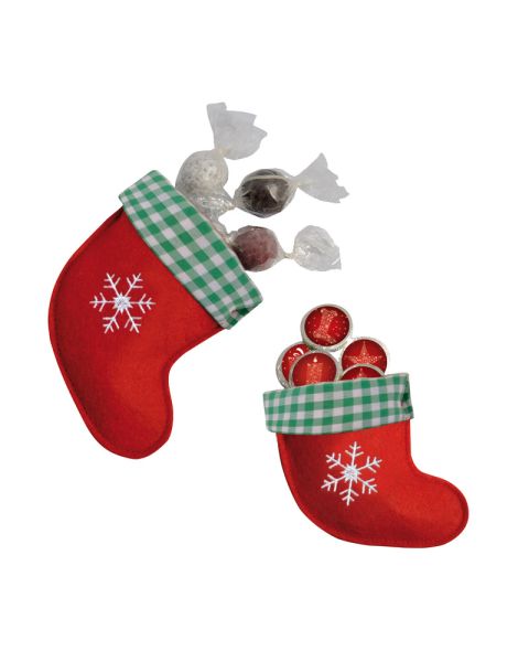 Filzstiefel mit Weihnachtstalern