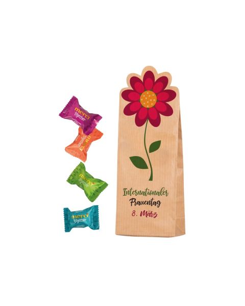 Happy Bag 'Happy Mothers Day' with Lindt hearts and advertising print