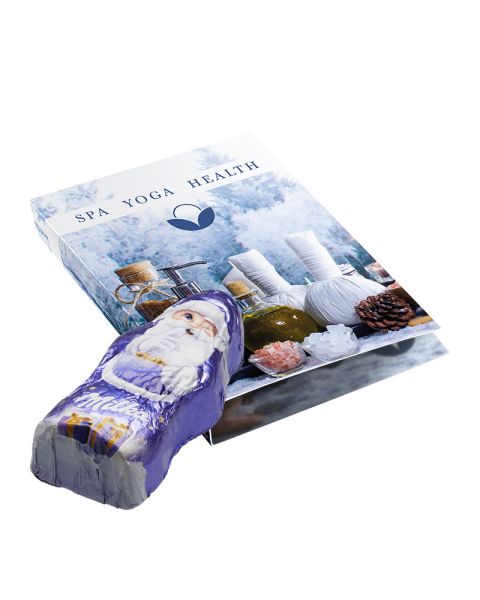 Sweet letter with Milka Mini Santa Claus and logo print