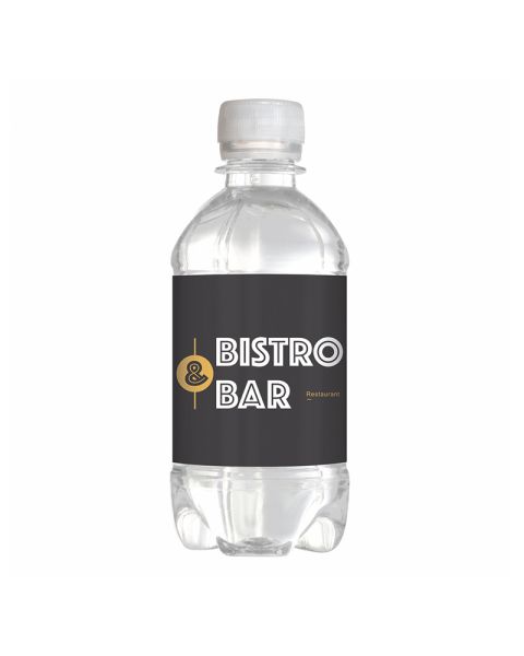 Advertising sparkling spring water 330 ml screw cap
