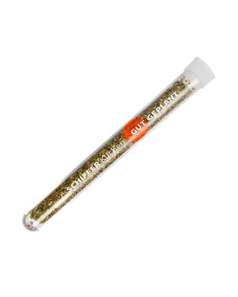 6 g Italian herbs in test tube with promotional print