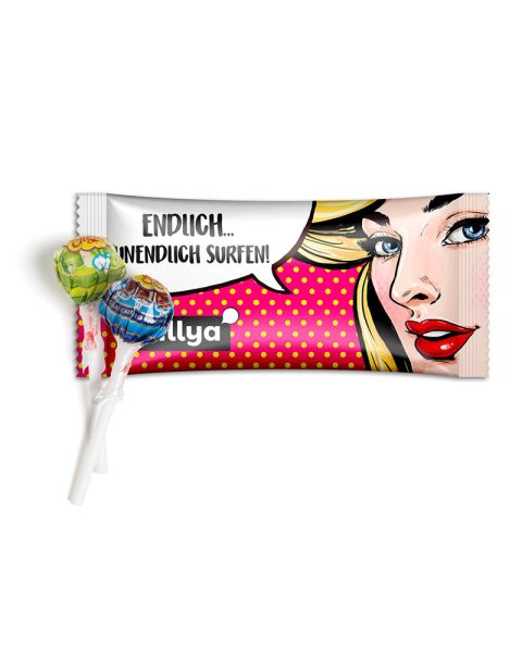 Mini Chupa Chups in flow pack