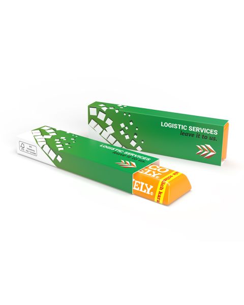 47 g Tony's Chocolonely Caramel Sea Salt Bar in promotional slipcase