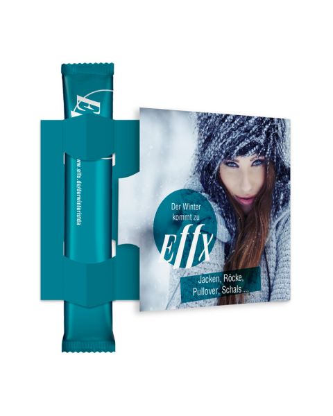 Bio TeaFlyer ClapCard mit individueller Bedruckung