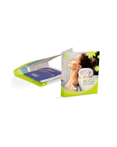 Meßmer Tea Relaxation advertising card with logo print