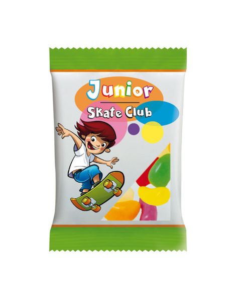 10 g HARIBO jelly beans in promotional bag with logo print