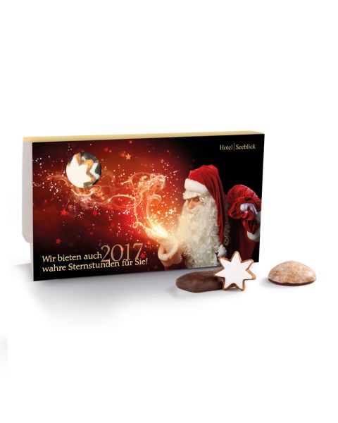 Gingerbread mix in printable promotional slipcase
