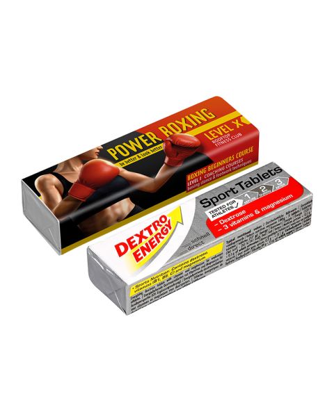 DEXTRO ENERGY SPORT bar with promotional sleeve
