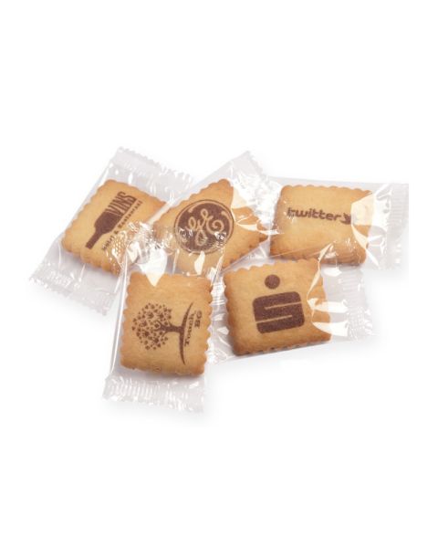 8 g Vanille-Butterkeks 1-farbig bedruckt in Klarsichtfolie