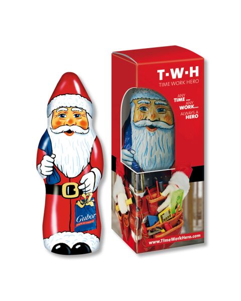Gubor Santa Claus in promotional cardboard packaging