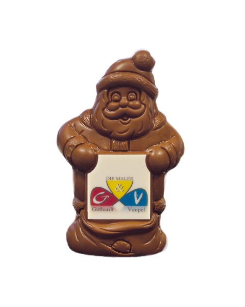 80 g Santa Claus with printable chocolate sign