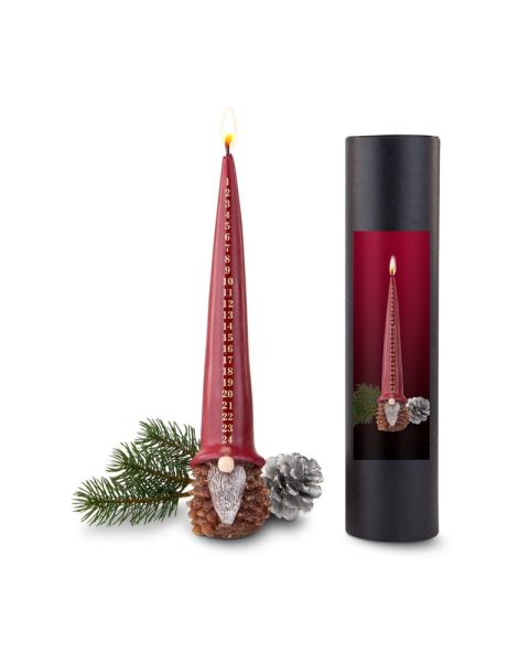 Present Advent calendar candle